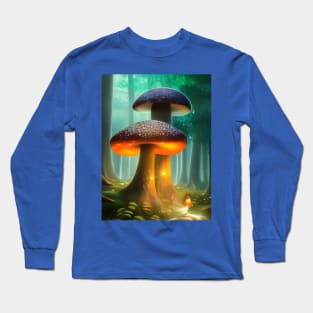 Fungi Tales (2) - Fairy Magic Mushrooms Long Sleeve T-Shirt